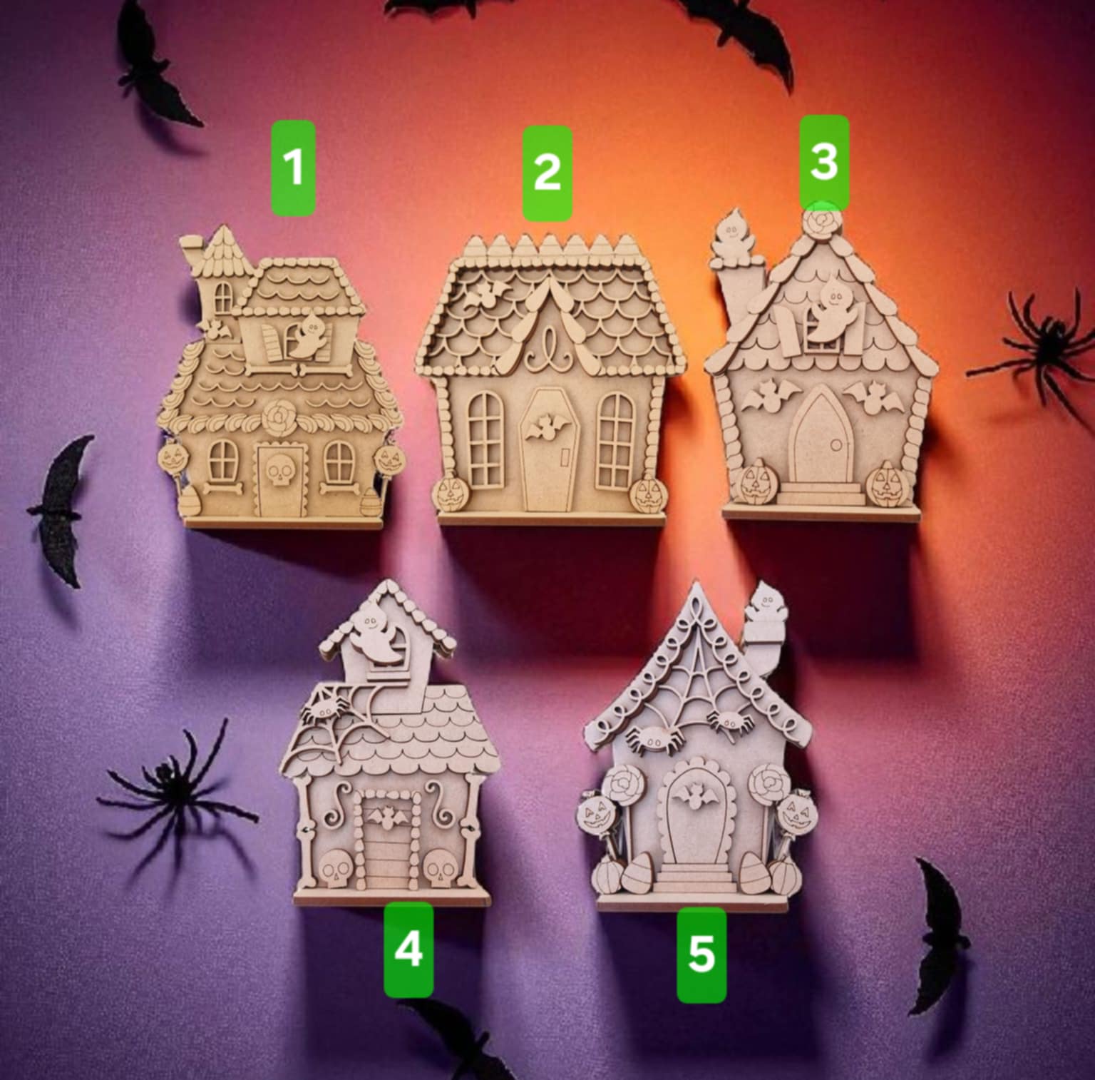 Mini houses - Haunted Halloween