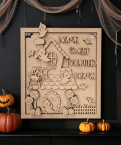 Alternative view of Haunted house in frame
