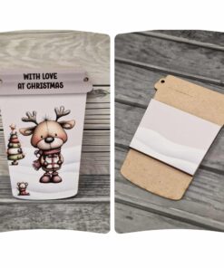 Reindeer gift card holder