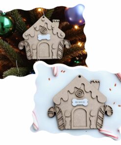 Gingerbone house bauble