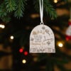May you never, layered engraved bauble