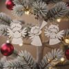 3 carolling angel baubles