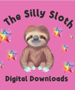 UV DTF The Silly Sloth
