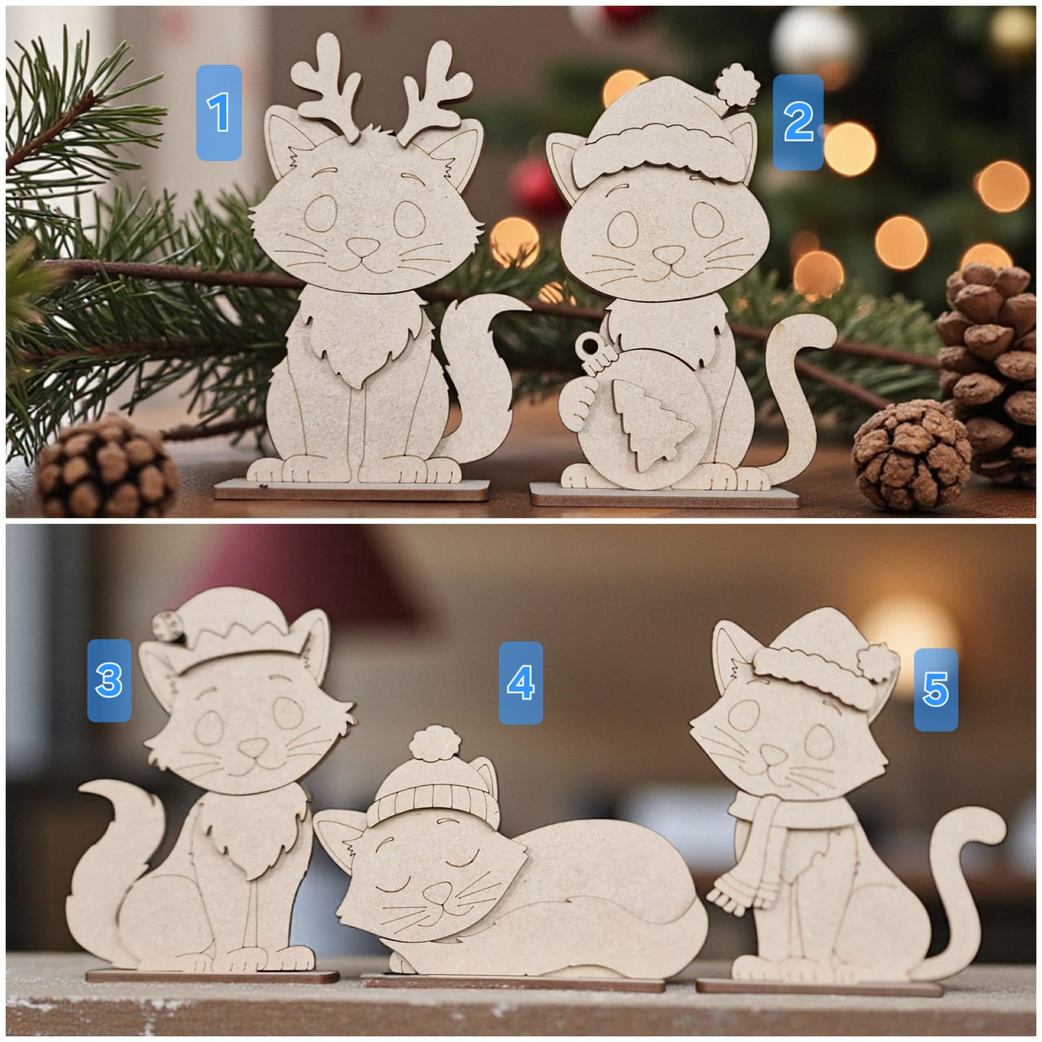 Cats for Christmas on base