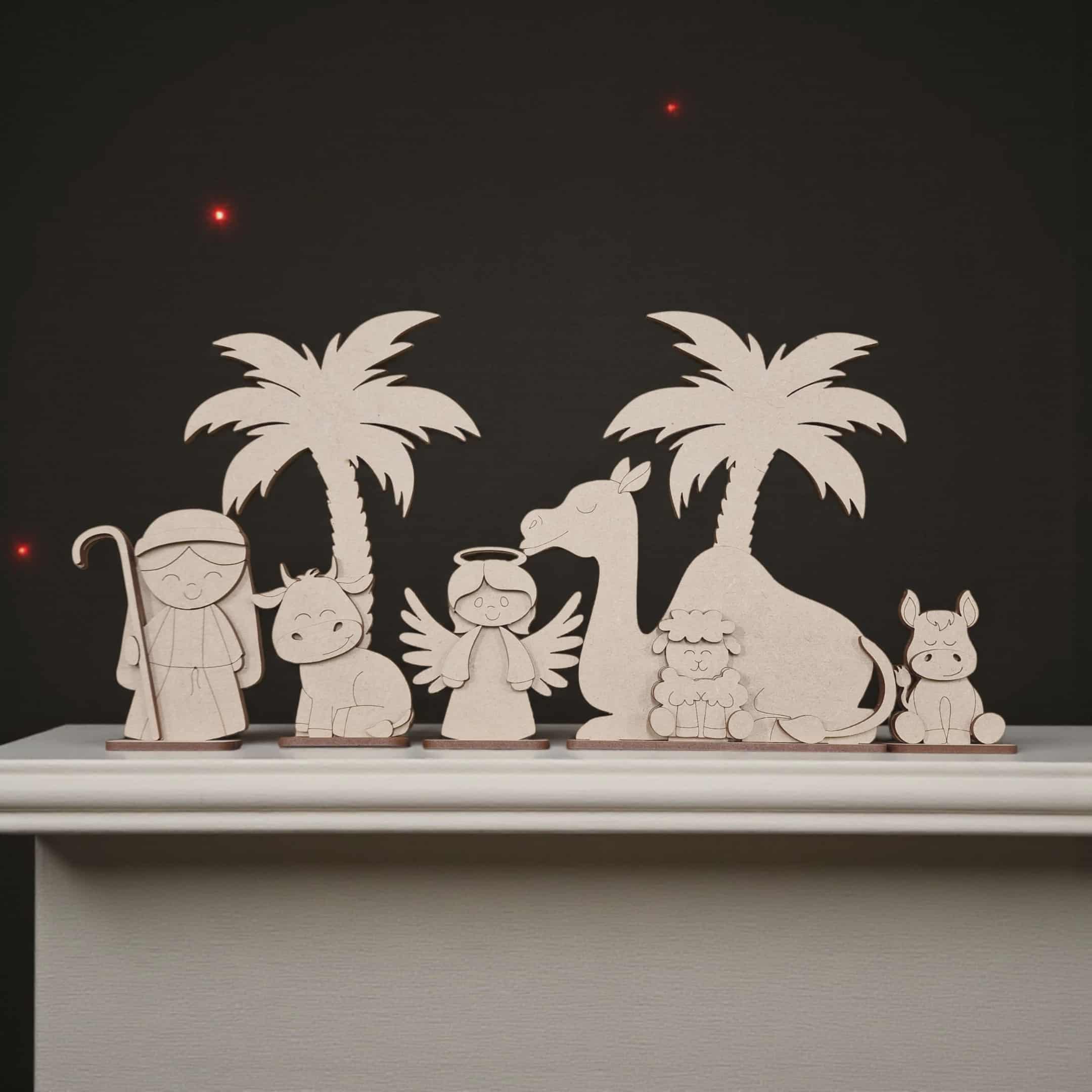 Nativity set on bases - Image 3