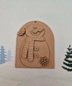 Snowman on arch bauble