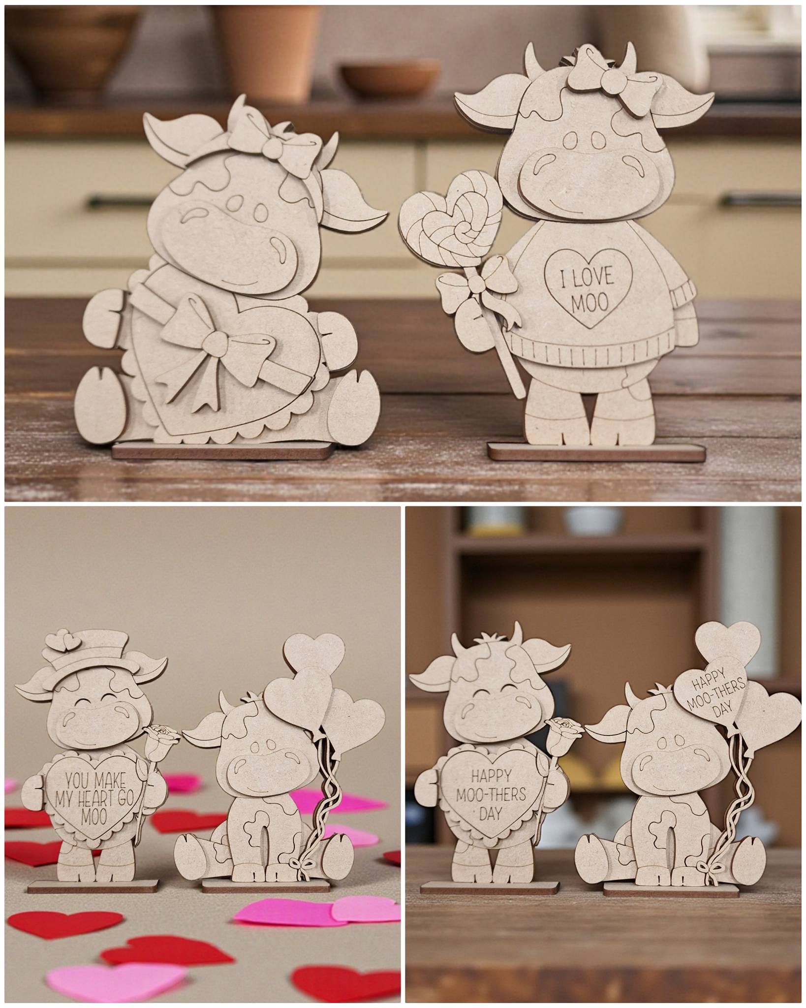 Love Moo Cow on base
