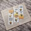 Valentine Bee bookmarks - 3 designs