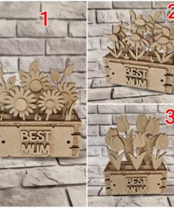 Flower boxes with plaques