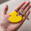 Rubber duck keyring blank