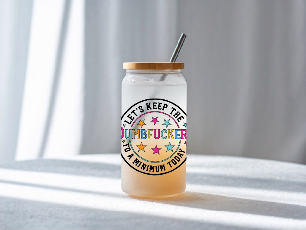 UV DTF – DEC 002 - 10cm decal for Libbey - circle