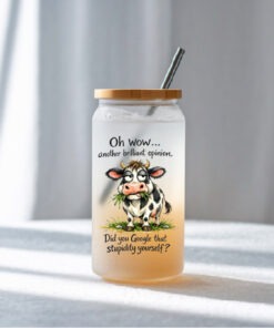 UV DTF – DEC 006 - 10cm decal for Libbey - Cow