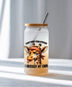 UV DTF – DEC 019- 10cm decal for Libbey - Giraffe