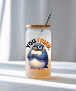 UV DTF – DEC 095 10cm decal for Libbey - Penguin