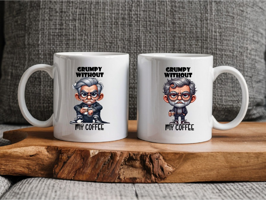 Sublimation sheet - Mug wrap 11oz - 003 grumpy coffee