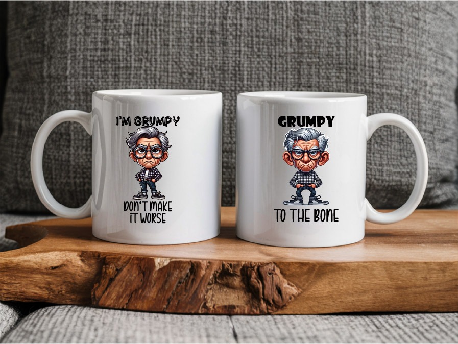 Sublimation sheet - Mug wrap 11oz - 005 I'm Grumpy