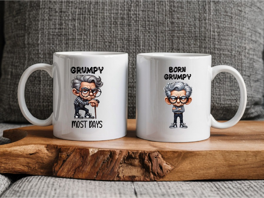 Sublimation sheet - Mug wrap 11oz - 007 Grumpy Most Days