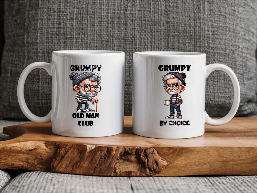 Sublimation sheet - Mug wrap 11oz - 008 Grumpy By Choice