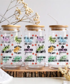UV DTF – WRP 041 - Libbey wrap Quotes