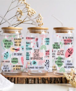 UV DTF – WRP 049 - Libbey wrap Self love