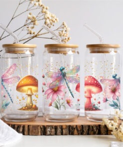 UV DTF – WRP 050 - Libbey wrap Shrooms