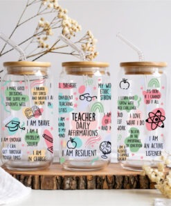 UV DTF – WRP 052 - Libbey wrap Teacher affirmation