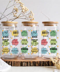 UV DTF – WRP 060 - Libbey wrap Quotes