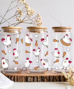 UV DTF – WRP 062 - Libbey wrap Chicken