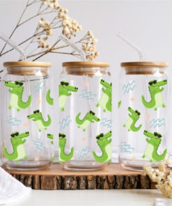 UV DTF – WRP 064 - Libbey wrap Crocodile