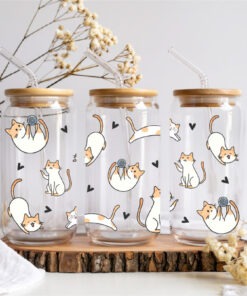 UV DTF – WRP 065 - Libbey wrap Cat