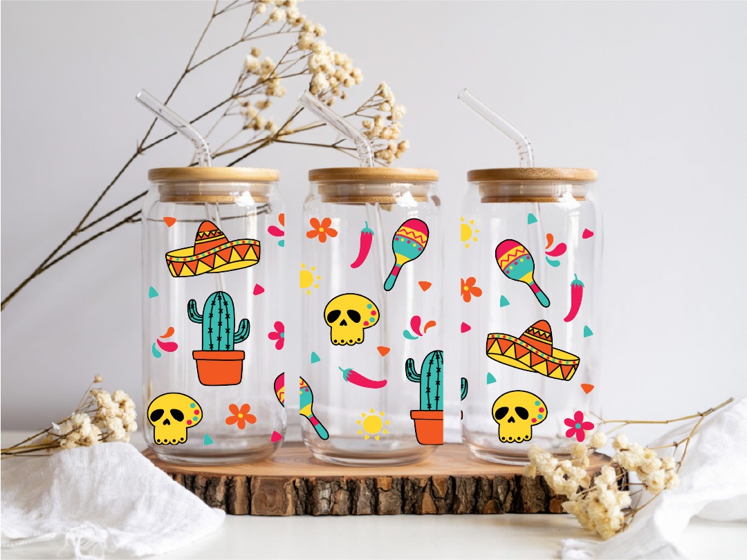 UV DTF – WRP 075 - Libbey wrap Mexican