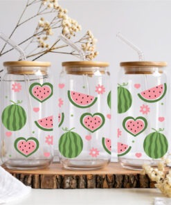 UV DTF – WRP 092 - Libbey wrap Watermelon