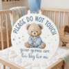 Baby Germ bauble - teddy blue