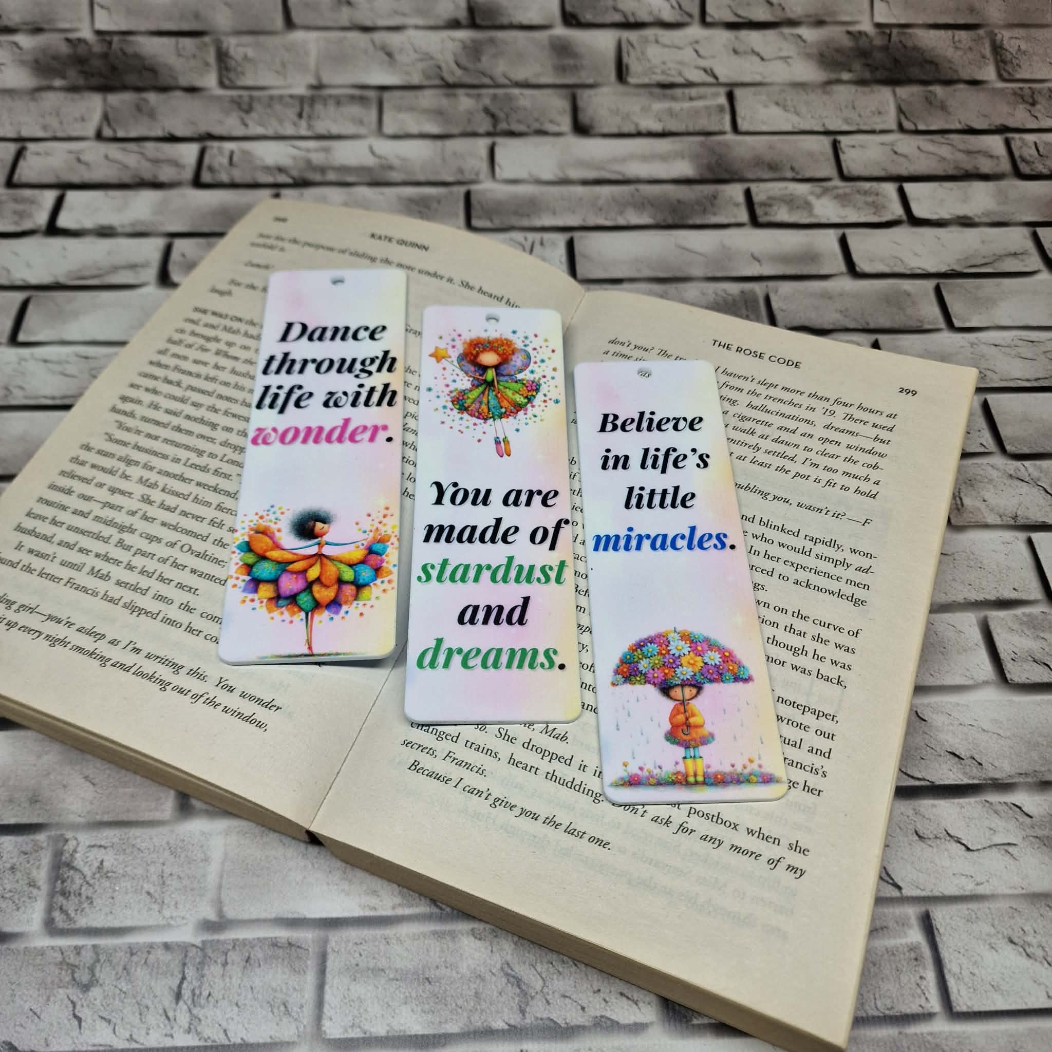 Daisy Dancer bookmarks - 3 designs