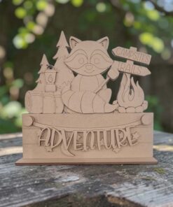 Box & Banner Interchangeable - Racoon Adventure