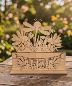 Box & Banner Interchangeable - Dragonfly