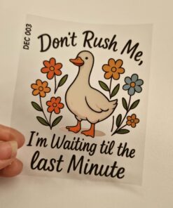 UV DTF – DEC 003 - 10cm decal for Libbey - Goose