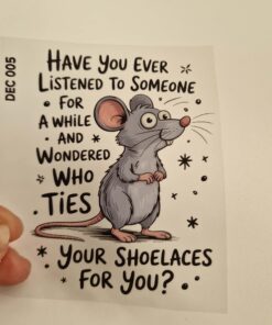 UV DTF – DEC 005 - 10cm decal for Libbey - Mouse