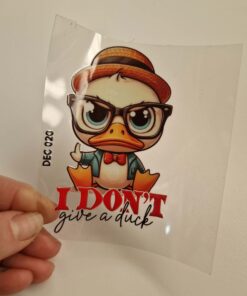 UV DTF – DEC 020- 10cm decal for Libbey - Duck