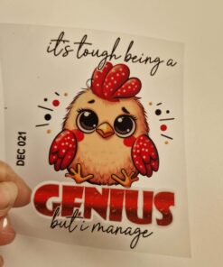 UV DTF – DEC 021- 10cm decal for Libbey - Bird