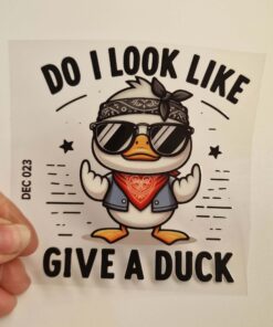 UV DTF – DEC 023- 10cm decal for Libbey - Duck