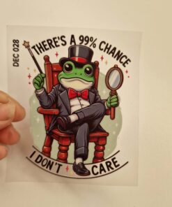 UV DTF – DEC 028 10cm decal for Libbey - Frog