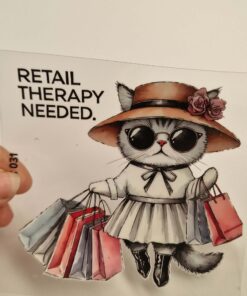 UV DTF – DEC 031 10cm decal for Libbey - Cat