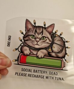 UV DTF – DEC 063 10cm decal for Libbey - Cat