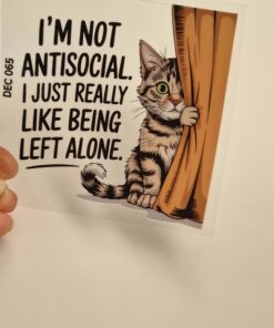 UV DTF – DEC 065 10cm decal for Libbey - Cat