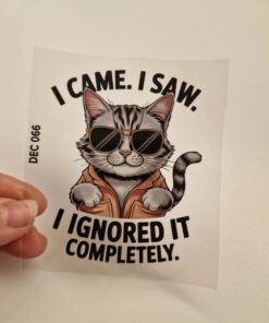 UV DTF – DEC 065 10cm decal for Libbey - Cat