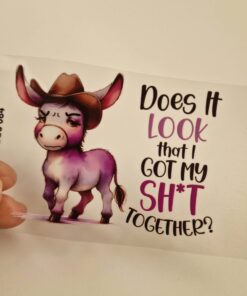 UV DTF – DEC 084 10cm decal for Libbey - Donkey