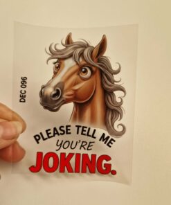 UV DTF – DEC 096 10cm decal for Libbey - Horse