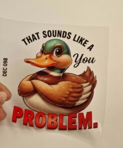 UV DTF – DEC 098 10cm decal for Libbey - Duck