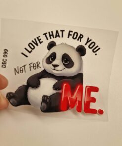 UV DTF – DEC 099 10cm decal for Libbey - Panda